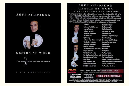 DVD Genius at Work (Vol.2) Card Manipulation - jeff sheridan