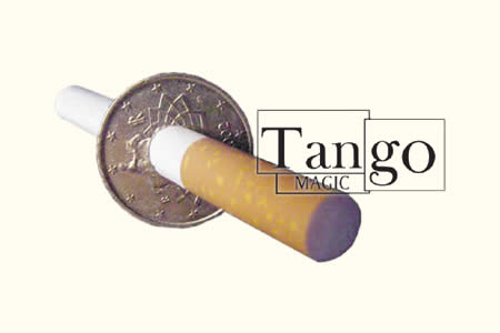 Cigarette thru coin - 50 cts € Two Sides