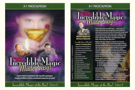 DVD Incredible magic at the bar vol.2 (M. Maxwell) - mike maxwell