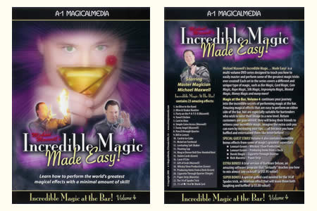 DVD Incredible magic at the bar (Vol.4) - mike maxwell