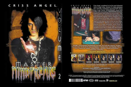 DVD Master Mindfreaks vol.2 (C. Angel) - criss angel