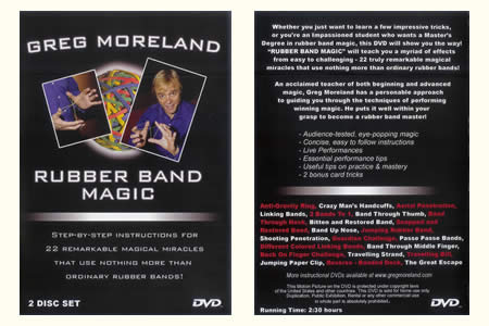 DVD Rubber band magic (G. Moreland) - greg moreland