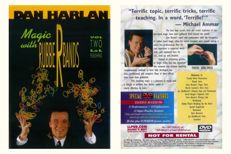 DVD Magic With Rubberbands vol.2 (D. Harlan) - dan harlan