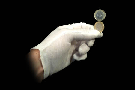 Moneda Equilibrista 1 € - Balancing coin