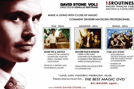 DVD The Real Secrets of Magic Vol2 (D. Stone) - david stone