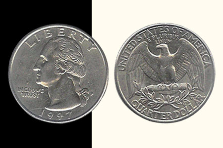 1/4 dollar coin (unit)
