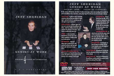 DVD Genius at Work (Vol.4) Stand-up Stunners - jeff sheridan