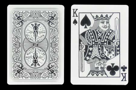 Black King´s Double Index BICYCLE Ghost Card