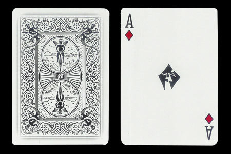 Shattered Ace of Diamonds BICYCLE Ghost Card