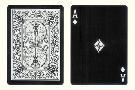 Shattered Ace of Diamonds BICYCLE Tiger Card