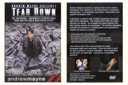DVD Tear Down (Andrew Mayne) - andrew mayne