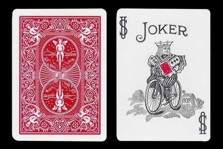 Carta BICYCLE Joker con dorso