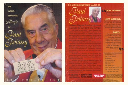 DVD The World Renowned Magic of Paul Potassy - paul potassy