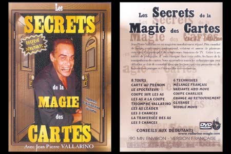 DVD Secrets de la Magie des Cartes (Vol.2) - jean-pierre vallarino