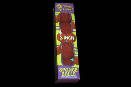 2 inch Regular Sponge Ball (Pack of 4) - albert goshman