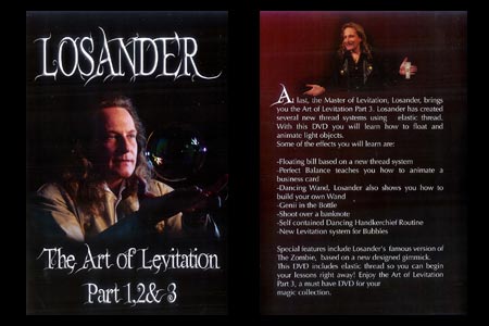 DVD The art of Levitation (Part 1,2 et 3) - dirk losander