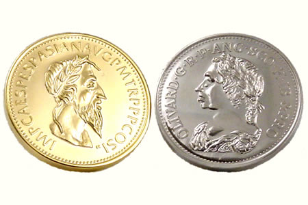 Gold and Silver Coin Trick