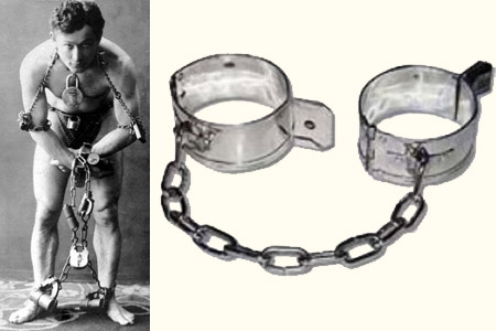 Houdini Ankle Iron Escape - harry houdini