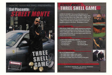 DVD Three Shell Game - sal piacente
