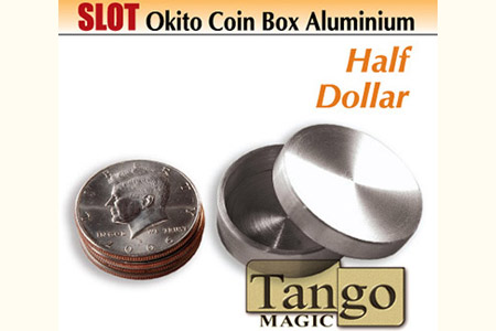 Boîte Okito Aluminium Avec Fente ½ Dollar - mr tango