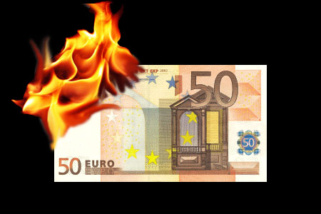 Billets flash 50 Euros (par 10) - mr panda