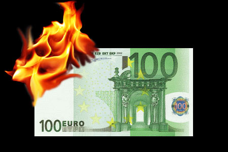 Flash 100 € bills (10 units) - mr panda