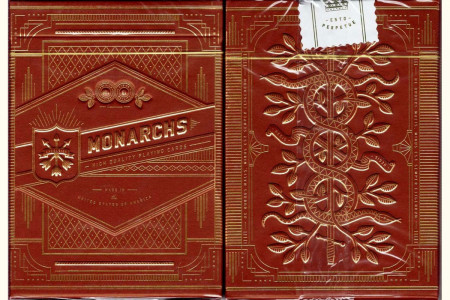 Red Monarchs Playing Cards