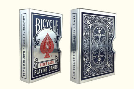 Bicycle card guard blue