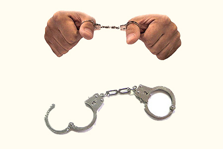 Handcuffs Keyring Eco