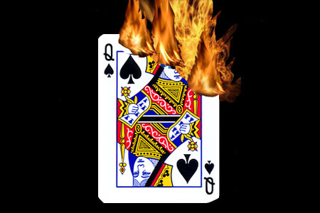 Flash Cards Queen of Spades (20 pcs)