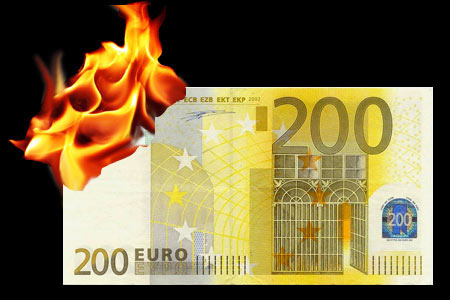 Billets flash 200 Euros (par 10) - mr panda