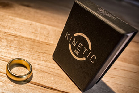 Kinetic PK Ring - Curved Gold (21 mm)  - jim trainer