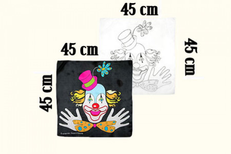 Foulard Clown (45 x 45 cm)