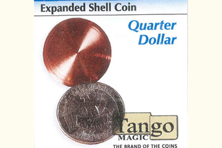 Expanded Shell Quarter dollar  - mr tango