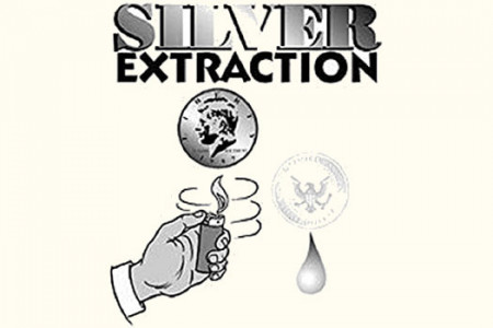 Extracción de plata de una moneda