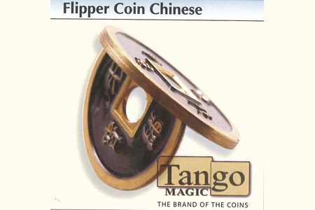 Flipper chinese coin black color   - mr tango