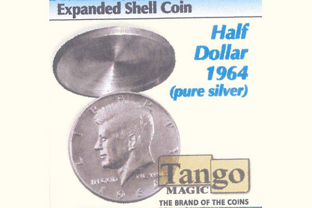 D0004 Expanded Shell Silver half dollar 1964 (pure - mr tango