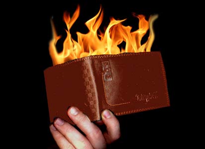 New Fire Wallet (Brown) - tora-magic