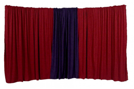 Curtains of scene Spider-flex Red