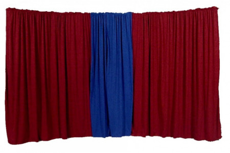 Curtains of scene Spider-flex Red