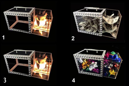 Crystal Fire drawer box (3 times) - tora-magic