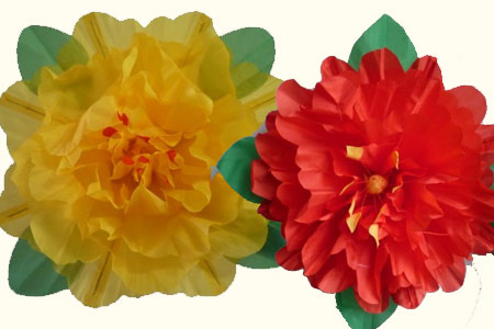 Peony Production (Red or yellow)-80cm