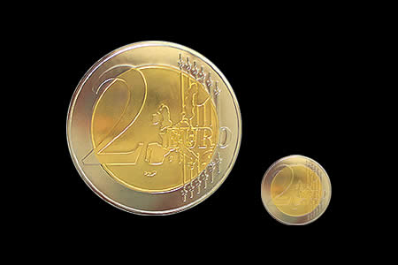 Deux Euros géant Double pile