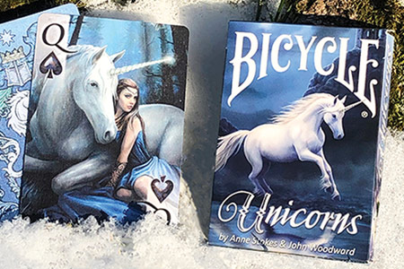 Baraja Bicycle Anne stokes Unicorns