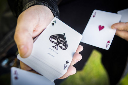Cherry Casino Fremonts (Sahara Green) Playing Card