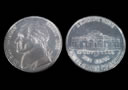 tour de magie : Pi�ce Five Cents G�ante
