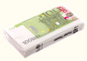 Paquet de mouchoirs (100 euros)