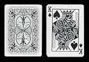 tour de magie : Carte Ghost Roi de pique mort