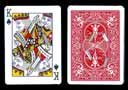 Carte Bicycle Combat de rois tarot transpercé