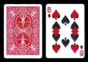 Carte Bicycle 6 de carreau sur 10 de pique